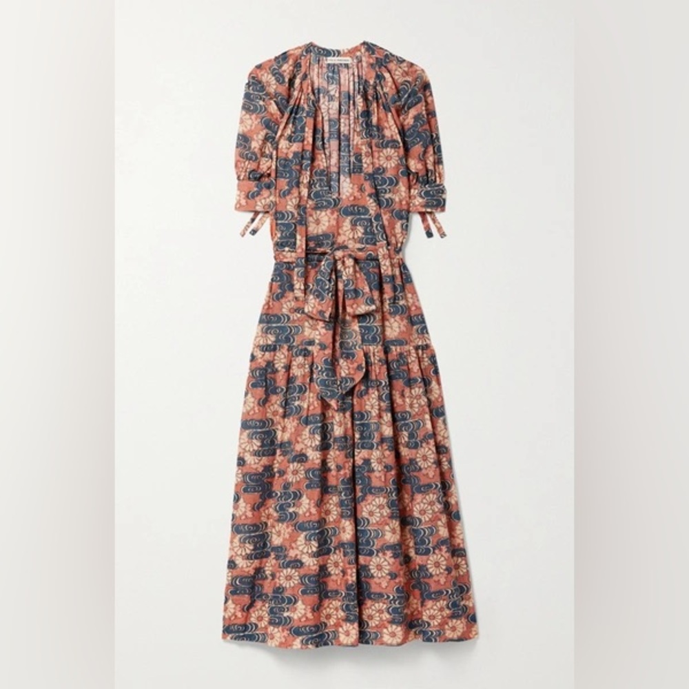 Ulla Johnson Selena Floral-Print Cotton-Blend Voi… - image 1